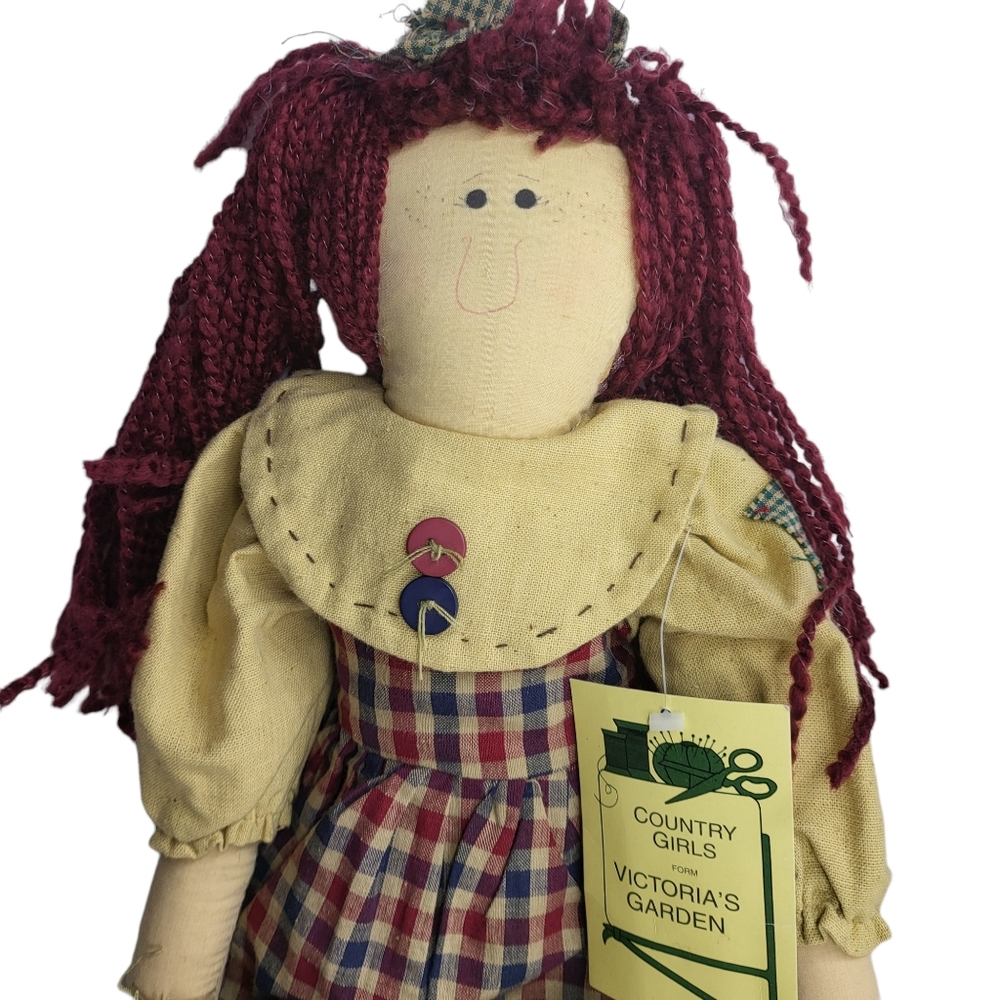 ❤️ Victoria's Garden Country Girls Collection  Rag Doll Gingham Dress